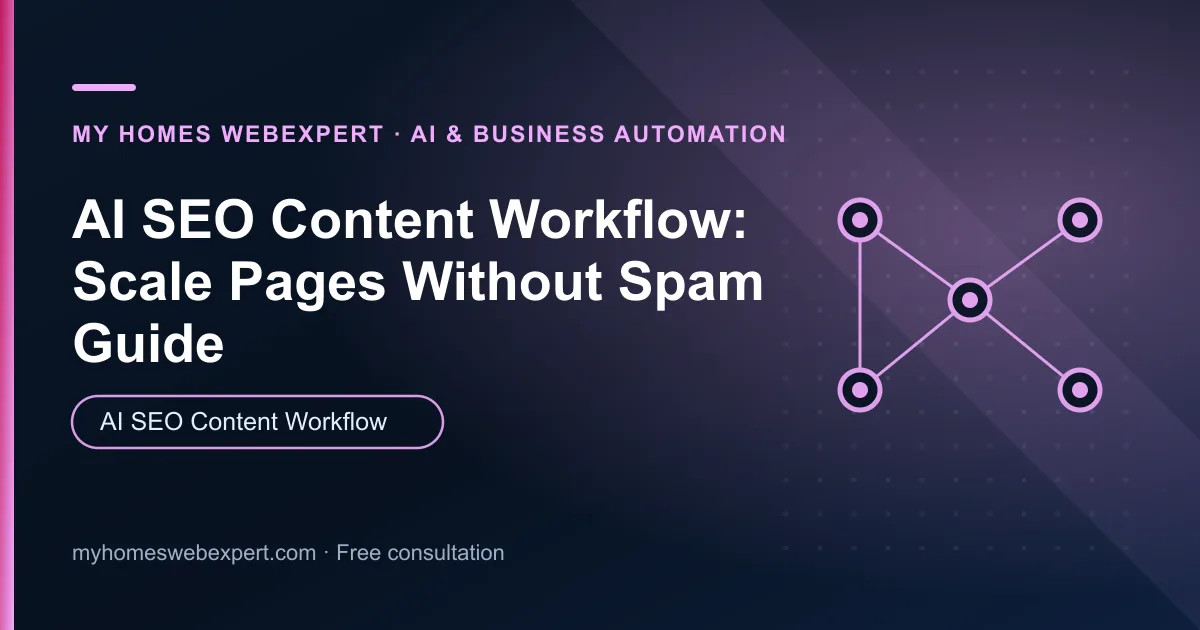AI SEO content workflow — practical guide for businesses worldwide