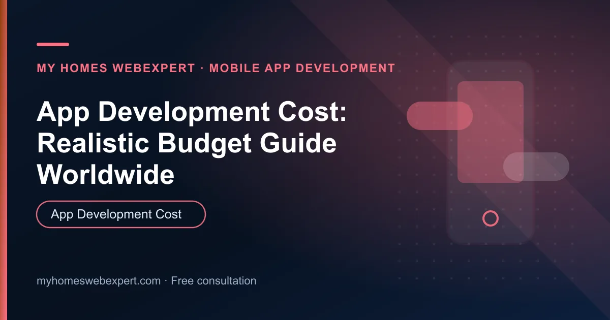 app development cost — practical guide for businesses worldwide