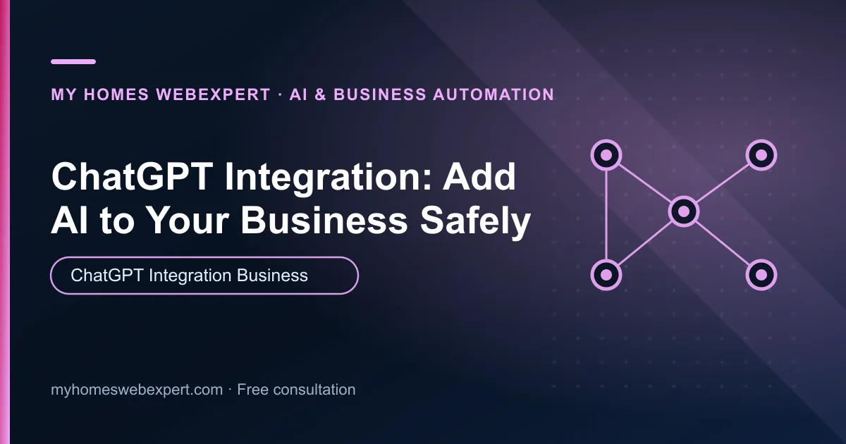 ChatGPT integration business — practical guide for businesses worldwide