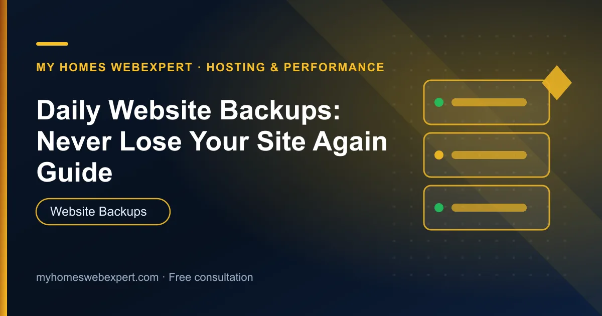 website backups — practical guide for businesses worldwide