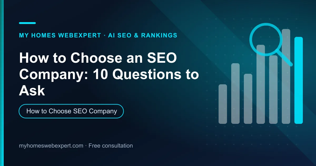 how to choose SEO company — practical guide for businesses worldwide