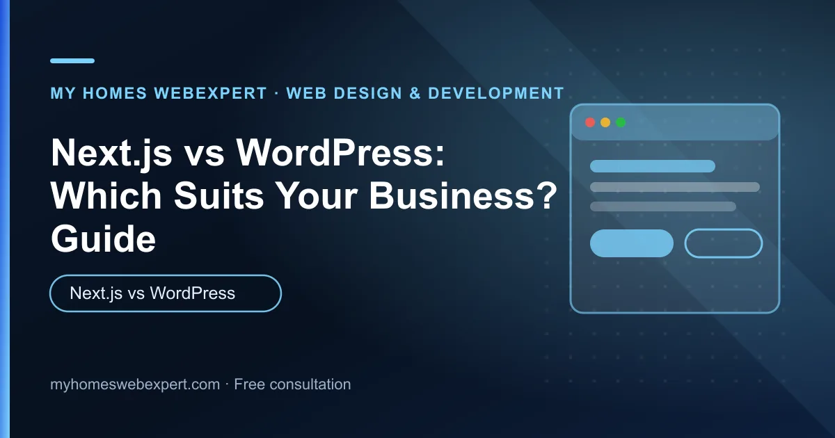 Next.js vs WordPress — practical guide for businesses worldwide