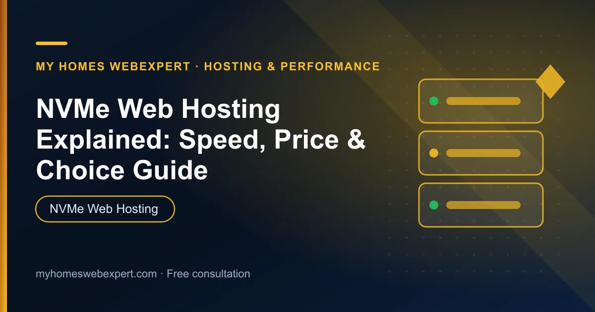 NVMe web hosting — practical guide for businesses worldwide