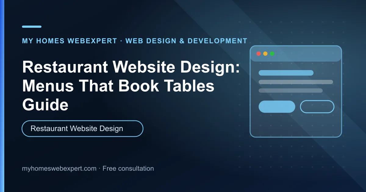 restaurant website design — practical guide for businesses worldwide