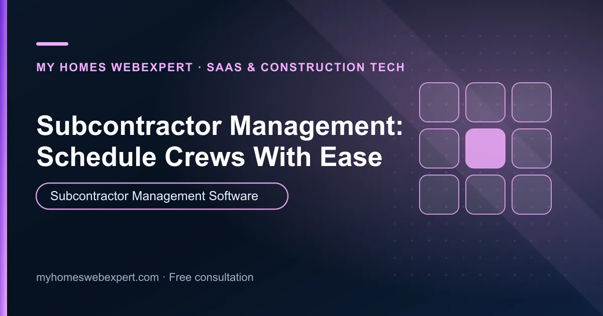 subcontractor management software — practical guide for businesses worldwide