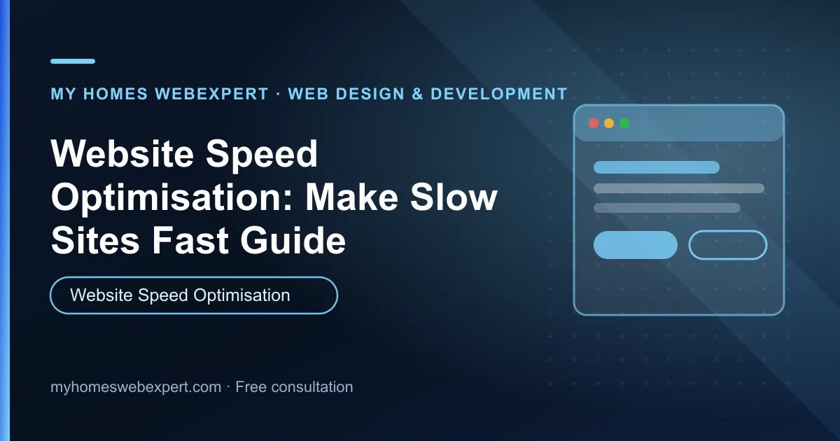 website speed optimisation — practical guide for businesses worldwide