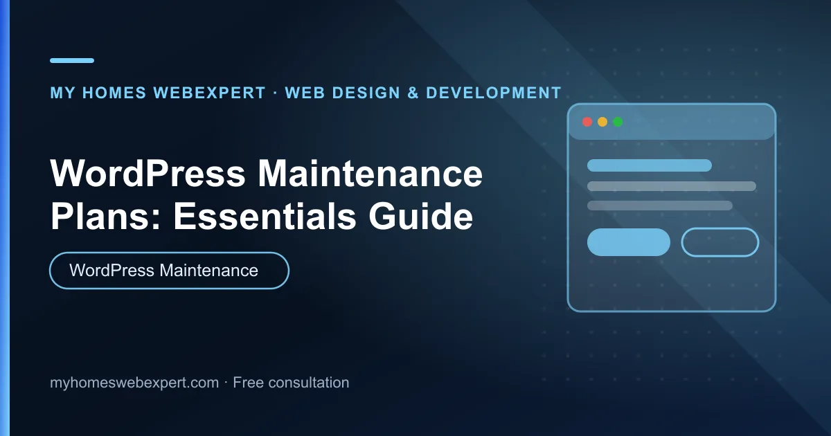 WordPress maintenance — practical guide for businesses worldwide